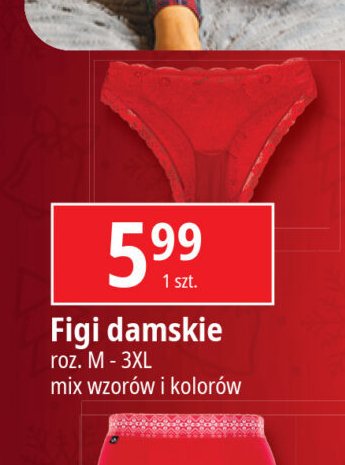 Figi damskie m-3xl promocja