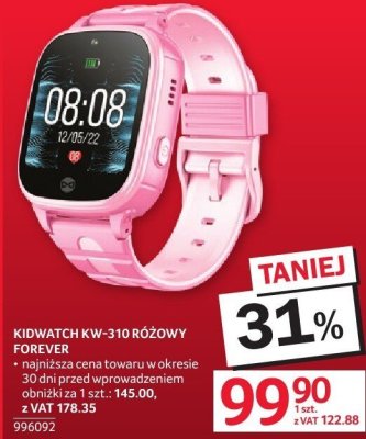 Kidwatch KW-310 różowy FOREVER promocja w Selgros