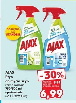 P艂yn do szyb wiosenny bukiet Ajax floral fiesta Ajax . promocja