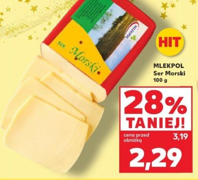 Ser MLEKPOL Ser Morski promocja w Kaufland