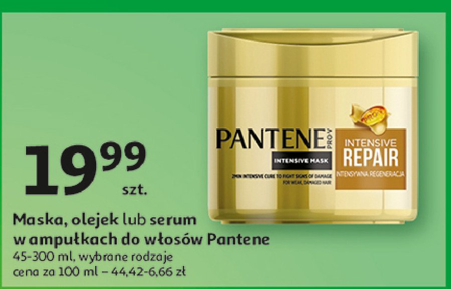 Maska do włosów repair & protect Pantene pro-v promocja