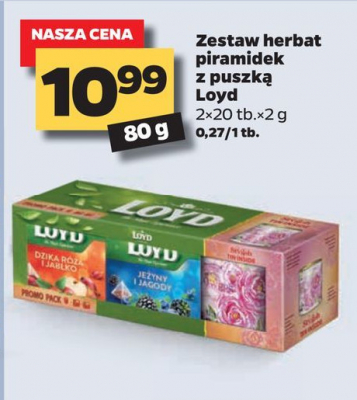 Zestaw herbat piramidek Loyd tea promocja