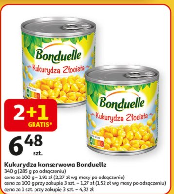 Kukurydza złocista Bonduelle promocja