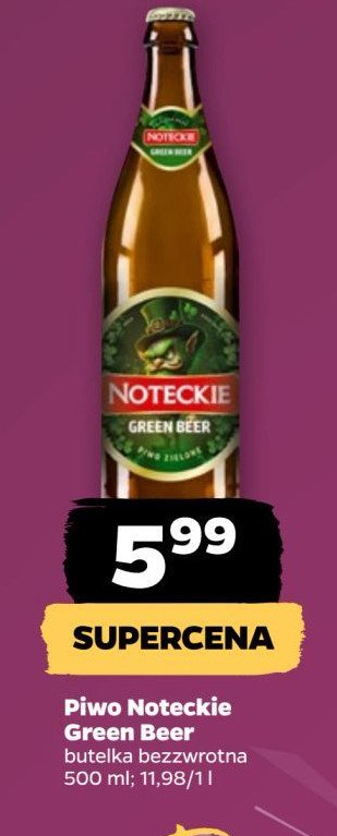 Piwo Noteckie green promocja w Netto