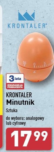 Minutnik mechaniczny Krontaler promocja