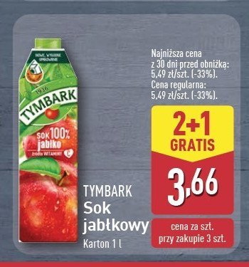 Sok jabłkowy Tymbark 1936 promocja