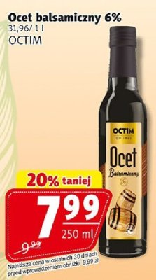 Ocet balsamiczny 6% OCTIM promocja w Prim Market