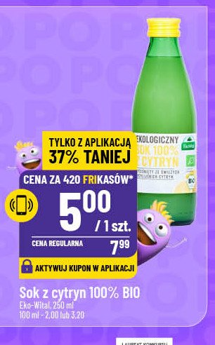 Sok z cytryn Ekowital promocja