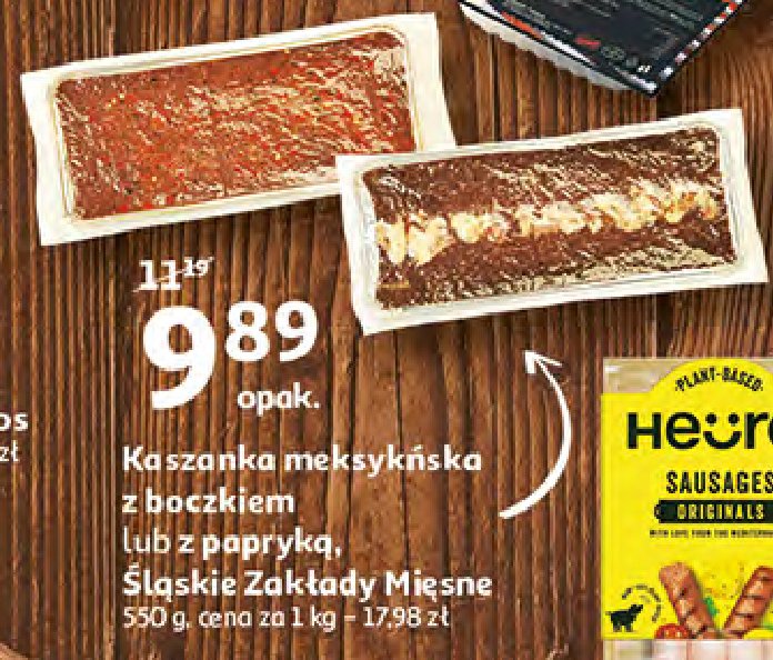 Kaszanka z boczkiem Śląskie zakłady mięsne promocje