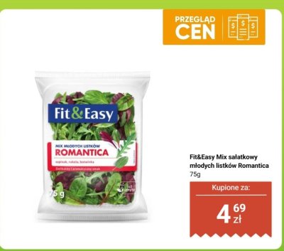 Mix sałatkowy młodych listków Romantica  promocja w Dino