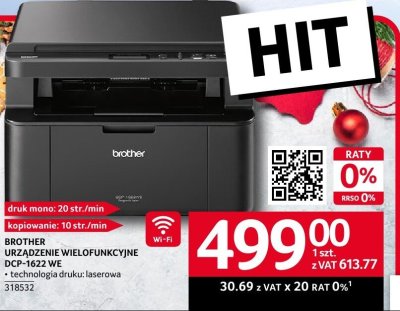 Urządzenie wielofunkcyjne Brother DCP-1622 WE promocja w Selgros
