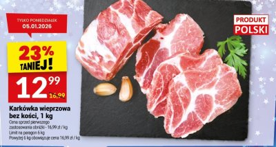 Karkówka wieprzowa bez kości 1 kg promocja w Twój Market