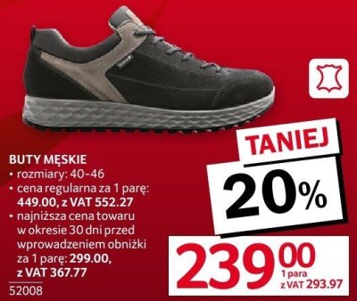 Buty m臋skie typu traper lekko ocieplane 40-46 promocja w Selgros