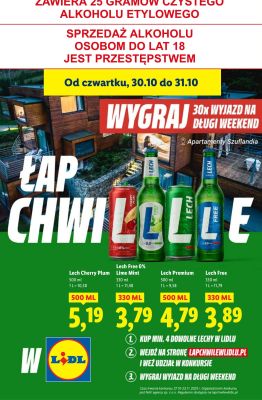 Piwo bezalkoholowe Lech Cherry Plum 500 ml promocja w Lidl