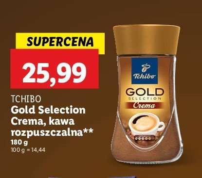 Kawa Tchibo gold selection & crema Tchibo cafe promocja w Lidl