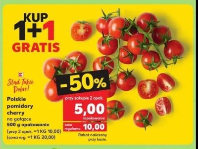Pomidory cherry na gałązce K-classic stąd takie dobre! promocja