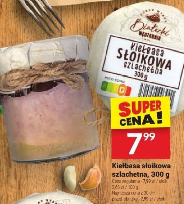 Kiełbasa stolikowa szlachetna, 300 g promocja w Twój Market