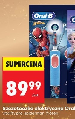 Szczoteczka elektryczna Oral-B: spiderman promocja w Biedronka