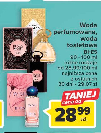 Woda perfumowana BI-ES FOR WOMAN promocja