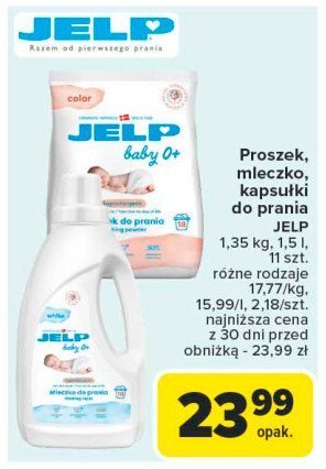 Proszek do prania kolor Jelp 0+ (dawniej soft) promocja