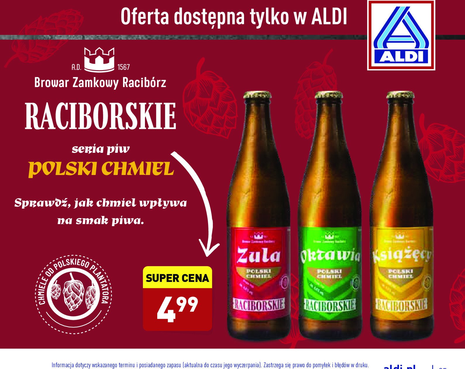 Piwo Raciborskie książęcy promocje