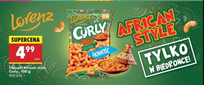 Chrupki african style Lorenz curly promocja