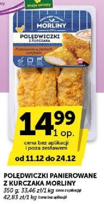 Polędwiczki panierowane z kurczaka Morliny promocja w ABC