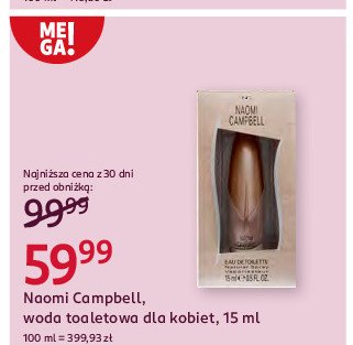 Woda toaletowa Naomi campbell woman promocja w Rossmann