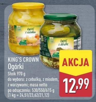Ogórki z cebulką promocja w Aldi
