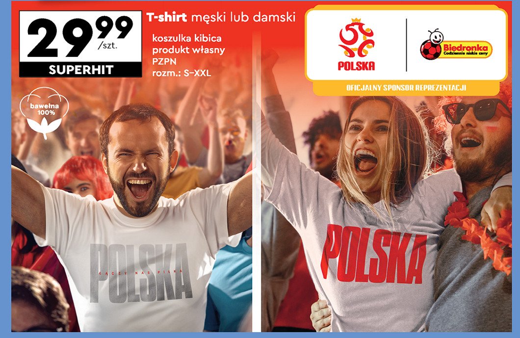 T-shirt kibica damski rozm. s-xl promocja