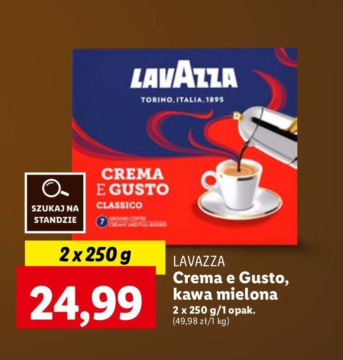 Kawa LAVAZZA ESPRESSO CREMA E GUSTO promocja