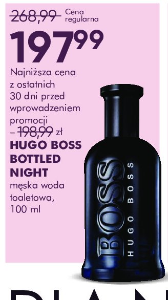 Woda toaletowa Hugo boss bottled night Boss by hugo boss promocja w Super-Pharm