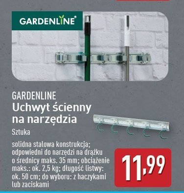 Uchwyt na narzędzia z zaciskami GARDEN LINE promocja