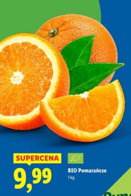 Pomarańcze BIO promocja w Lidl