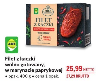 Filet z kaczki wolno gotowany, w marynacie paprykowej promocja w Makro