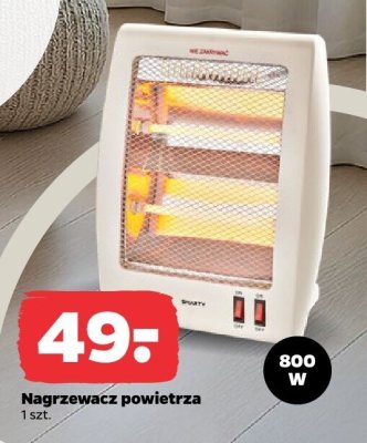 Nagrzewacz powietrza 800 W promocja w Netto