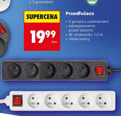Przedłużacz promocja w Biedronka