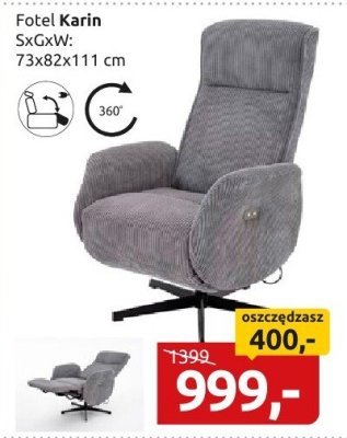 Fotel Karin promocja w Black Red White