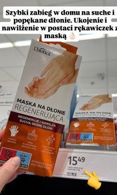 Maska na dłonie regenerująca promocja w Rossmann
