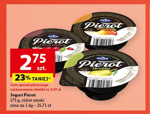 Jogurt mango Olma pierot promocja