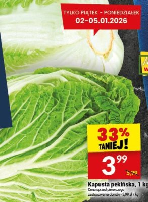 Kapusta pekińska promocja w Twój Market