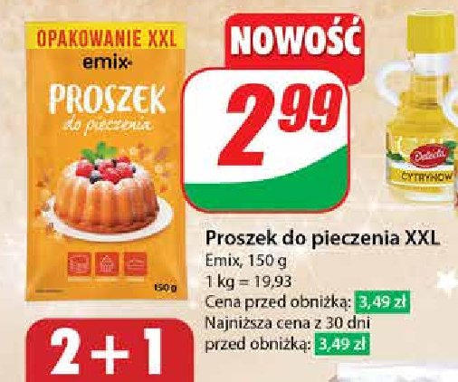 Proszek do pieczenia Emix promocja w Dino