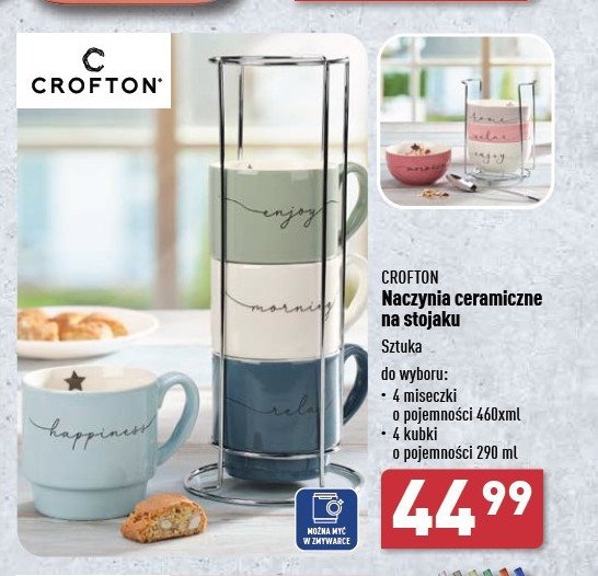 Stojak z kubkami Crofton promocja