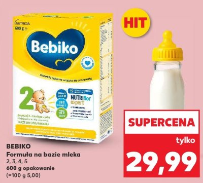 Formuła na bazie mleka BEBIKO 2, 3, 4, 5 600 g promocja w Kaufland