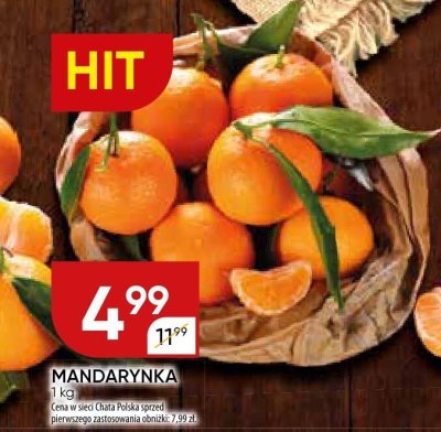 Mandarynka promocja w Chata Polska