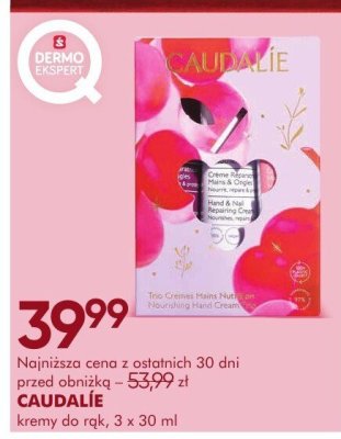 Kremy CAUDALIE do rąk, 3 x 30 ml promocja w Super-Pharm