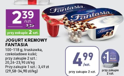 Jogurt kremowy Fantasia Müller promocja w Stokrotka