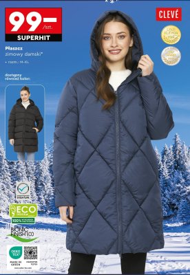 Płaszcz zimowy damski promocja w Biedronka