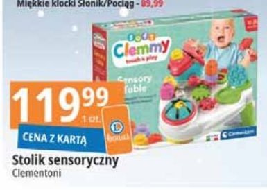 Stolik sensoryczny Clementoni promocja