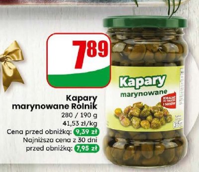 Kapary marynowane Rolnik promocja w Dino